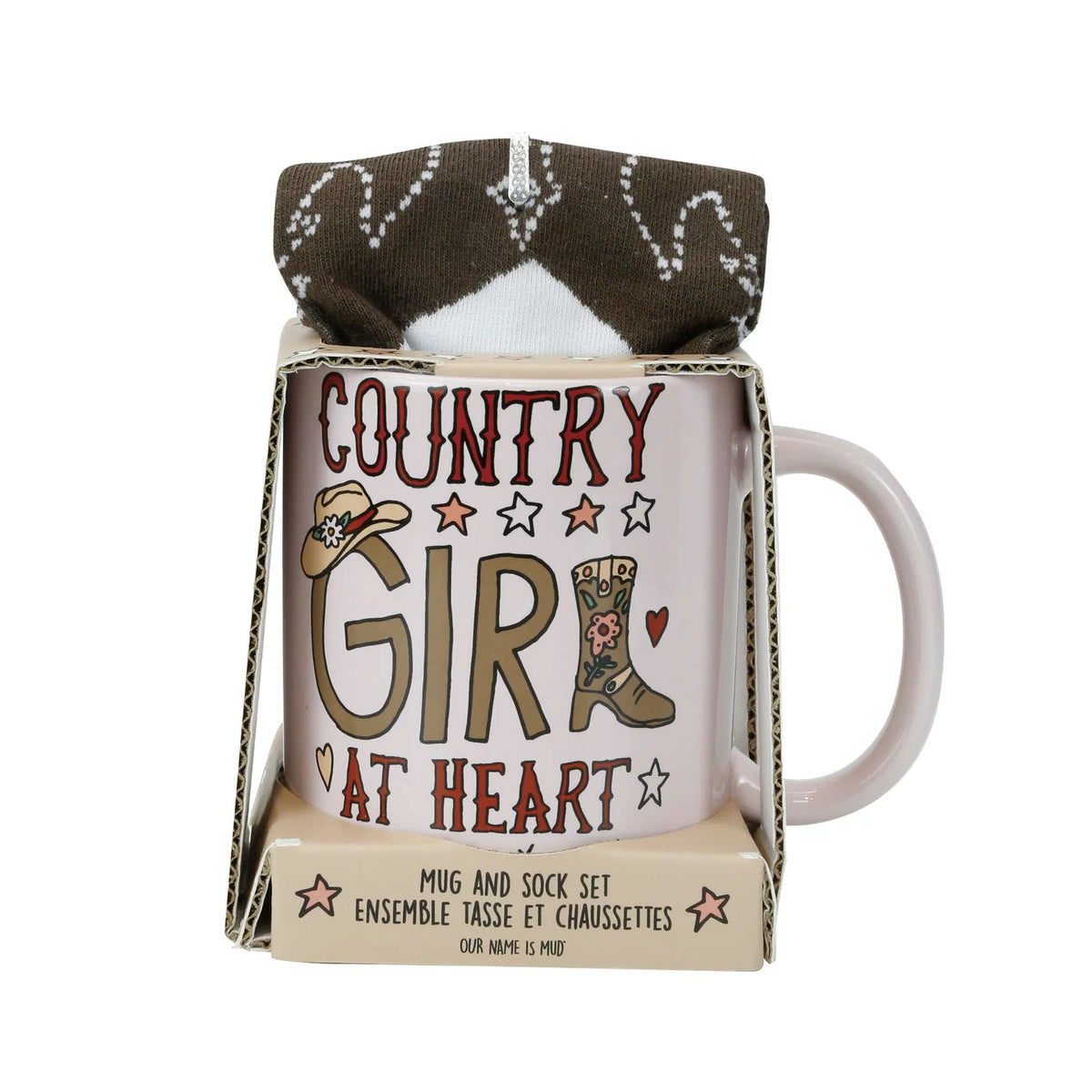 Country Girl Mug & Sock set