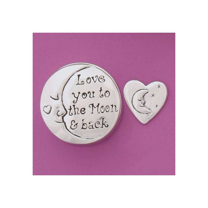 Love To The Moon Small Box W/ Coin