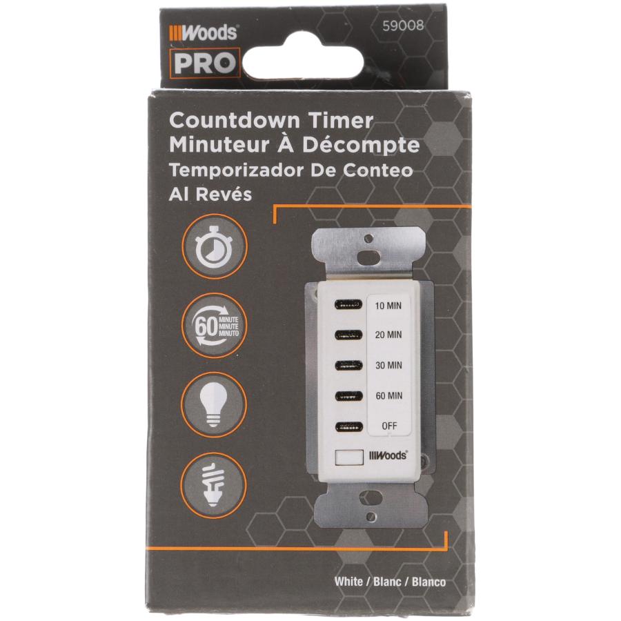 60 Minute Indoor In-Wall Countdown Timer