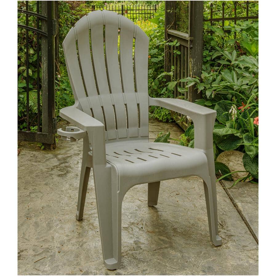 Grey Big Easy Stacking Adirondack Chair