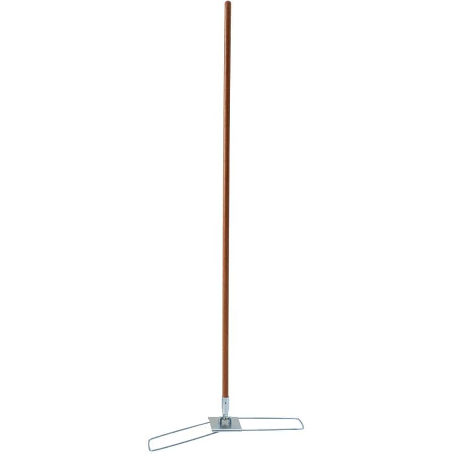 24" Breakaway Dust Mop Frame - with 60" Wood Handle