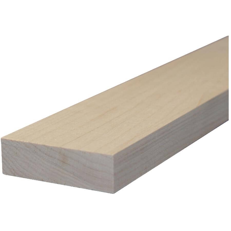 3/4" x 2-1/2" x 8' Maple Surfaced Four Sides Moulding