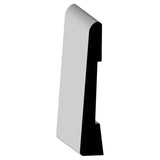 3/8" x 2-1/8" 7' White PVC Bevelled Casing Moulding