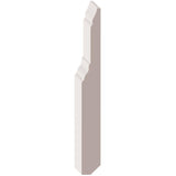 5/8" x 5-1/2" x 8' Medium Density Fibreboard Primed Baseboard Step Moulding