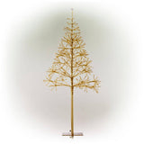 4.4' Indoor/Outdoor Gold Twig Tree - with 380 Warm White LED Lights