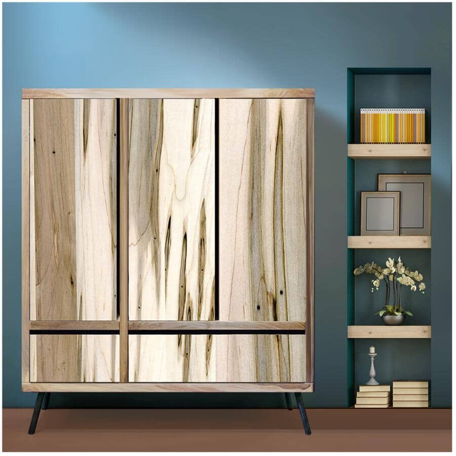 3/4" x 12" x 36" Laminated Wormy Maple Panel