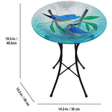 Hummingbird Harmony Birdbath - 17.7"