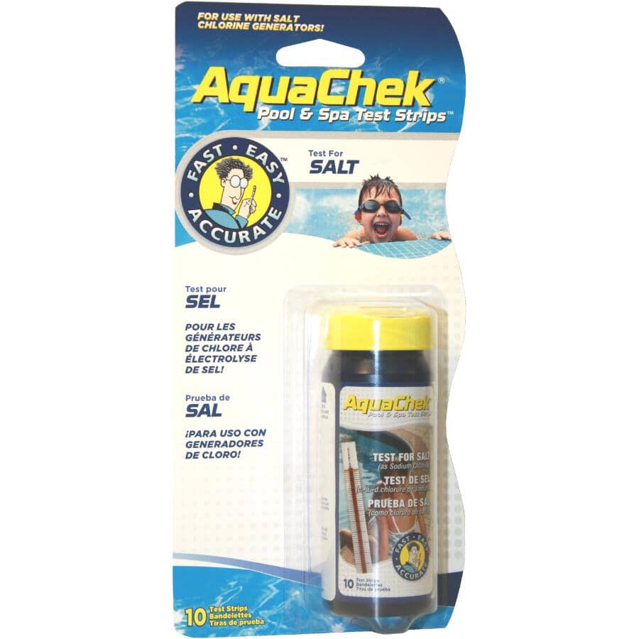 Spa / Pool Salt Test Strips - 10 Pack