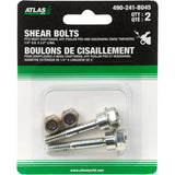 2 Pack Shear Bolts for Craftsman/AYP Snow Throwers
