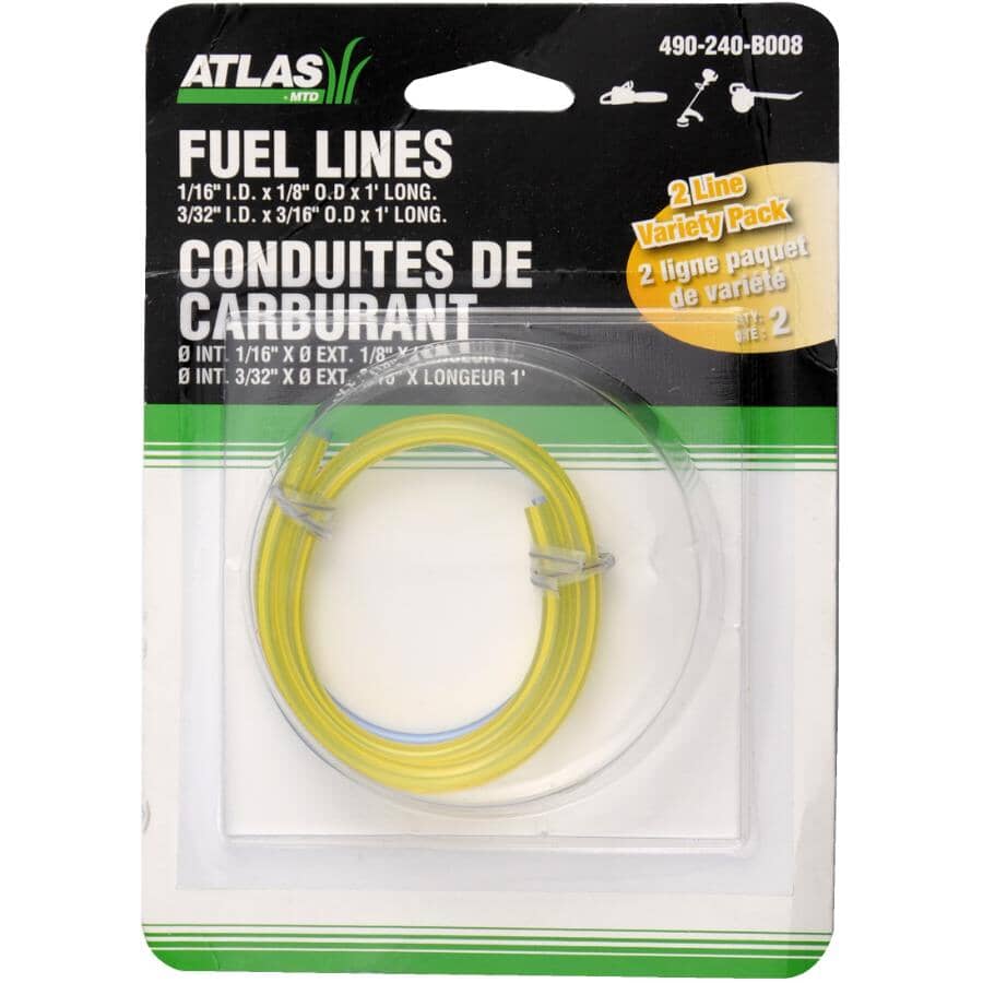 2 Pack Trimmer Replacement Fuel Lines