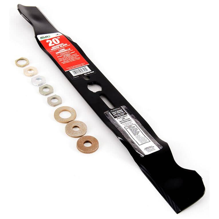 20" Universal 3-In-1 Lawn Mower Blade