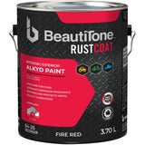 Alkyd Rust Paint - Gloss Fire Red, 3.7 L