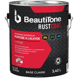 Alkyd Rust Paint - Gloss Clear Base, 3.4 L