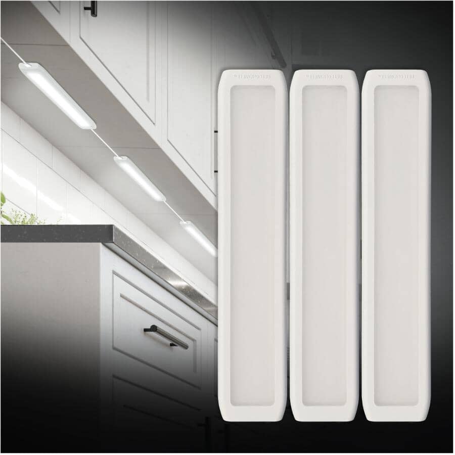 Bionic Under Cabinet Lights - White, 3 Pack
