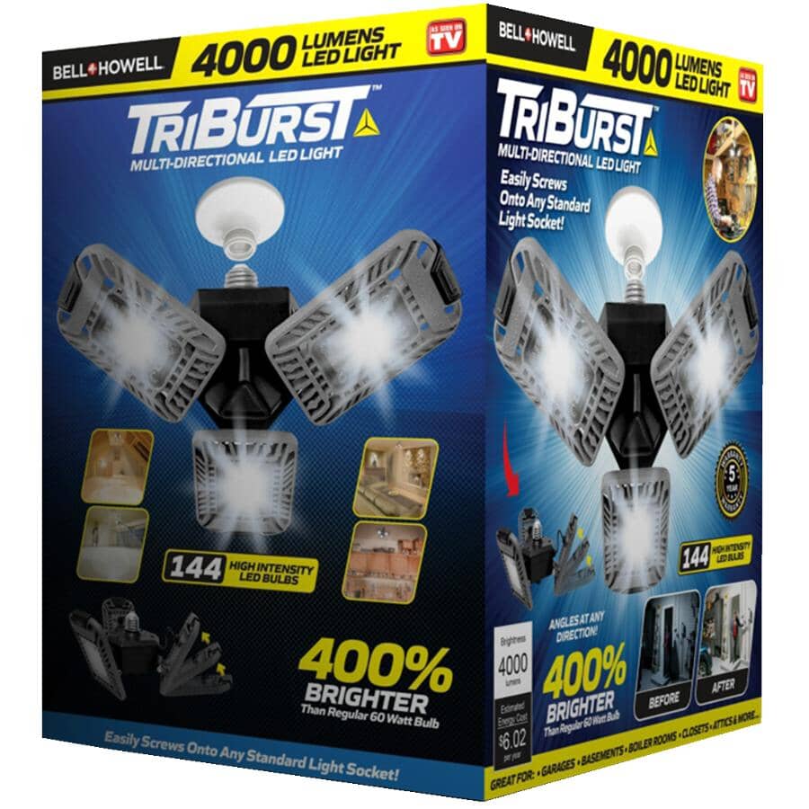 TriBurst Multi-Directional LED Light - 4000 Lumens
