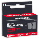 1-1/2" 23 Gauge Headless Pin Nails - 2000 Pack