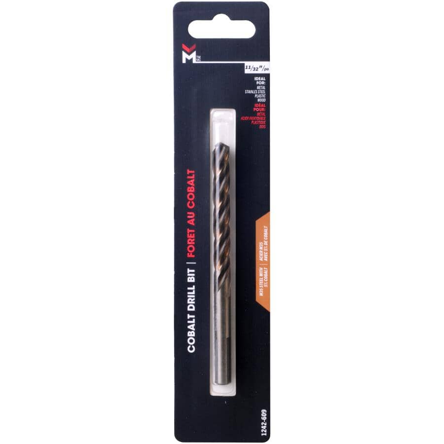 11/32" Cobalt Drill Bit - 3 Flute