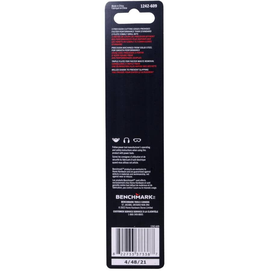 11/32" Cobalt Drill Bit - 3 Flute
