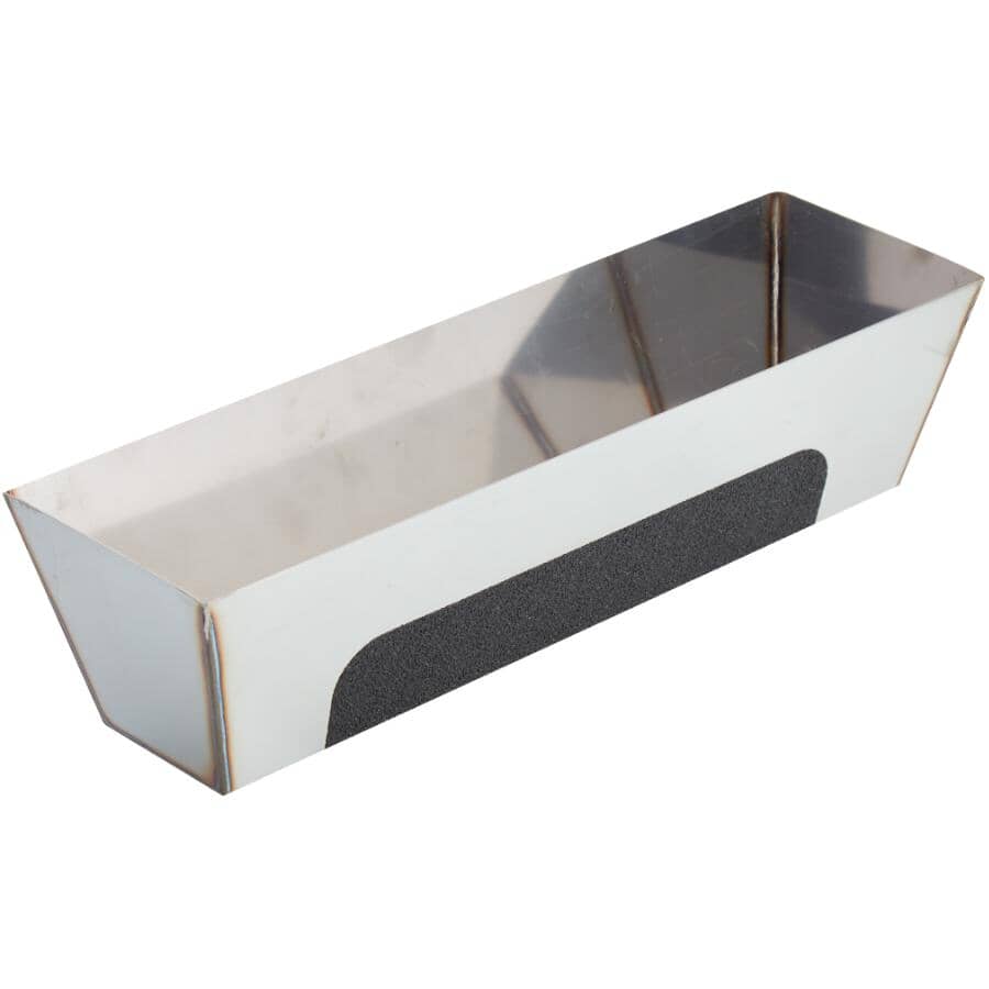 12" Stainless Steel Mud Pan - Non-Slip