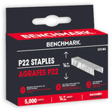 1/4" Staples - for P22 Stapler, 5000 Pack