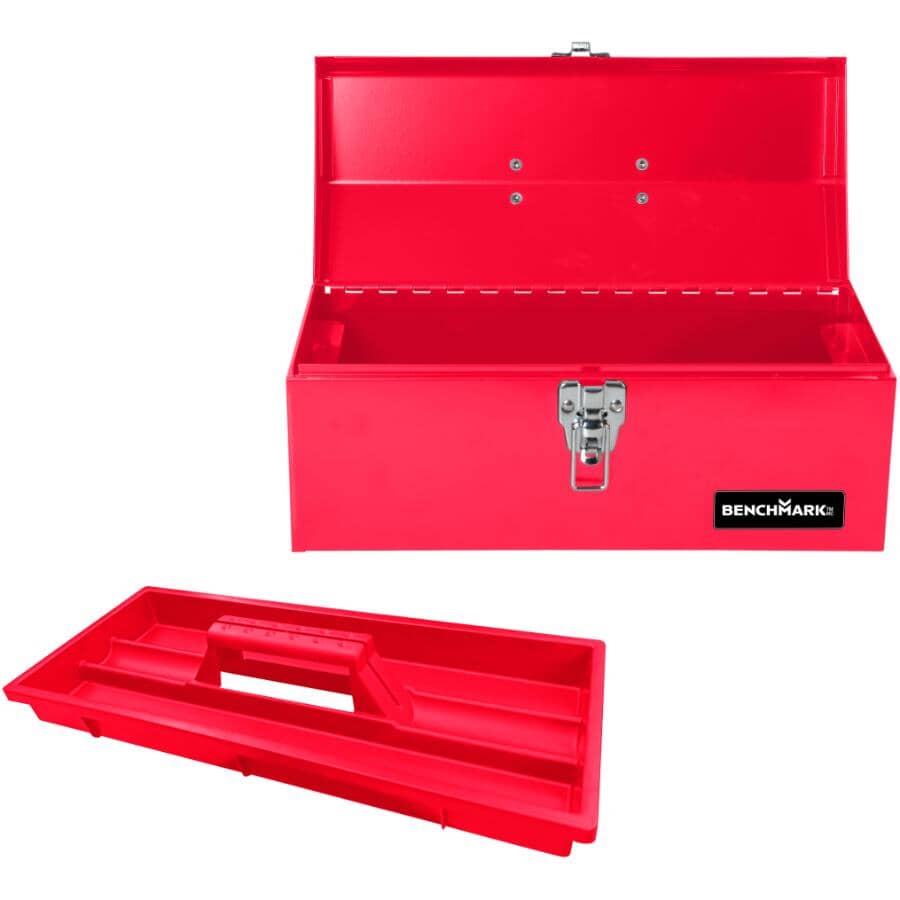 16" x 7" x 7.5" Tool Box, with Tray