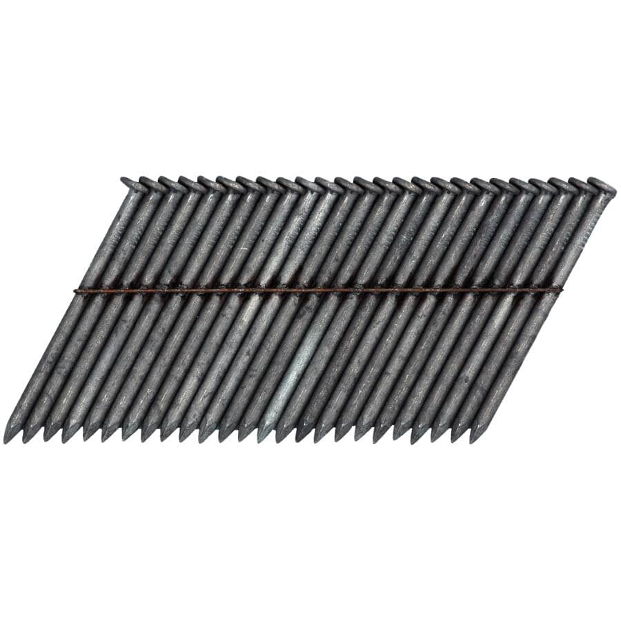 2-3/8" 0.113 Gauge HDG Strip Framing Nails - 28 Degree, 2000 Pack