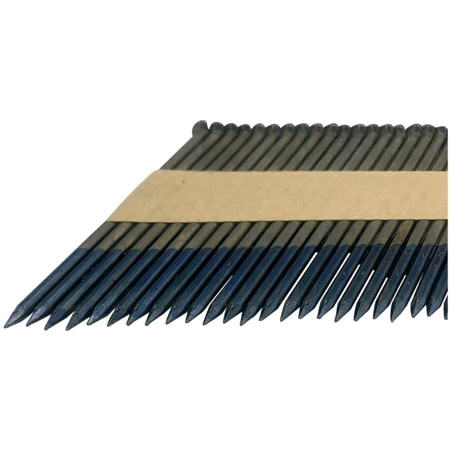 2-3/8" Leg x 0.113 Gauge Brite Ring Strip Framing Nails - 30-34 Degree, 2500 pack