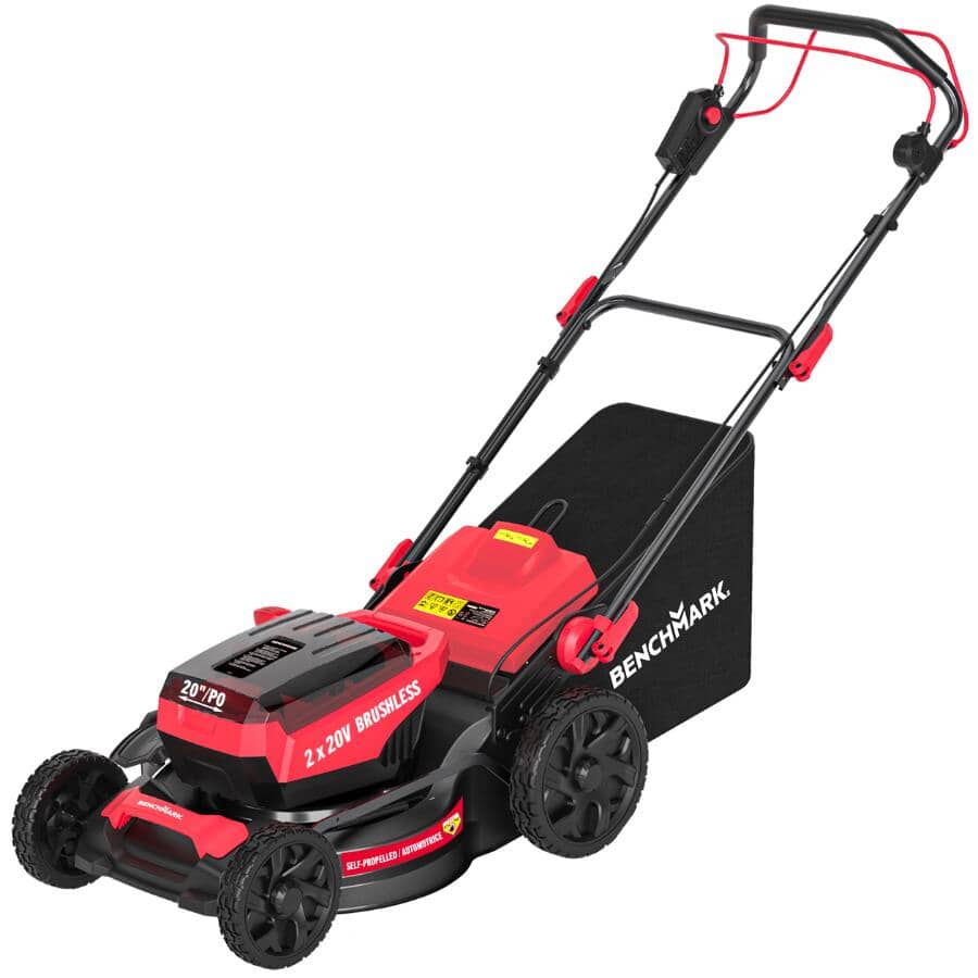 20" Self Propelled Cordless Lawn Mower - 40V Max