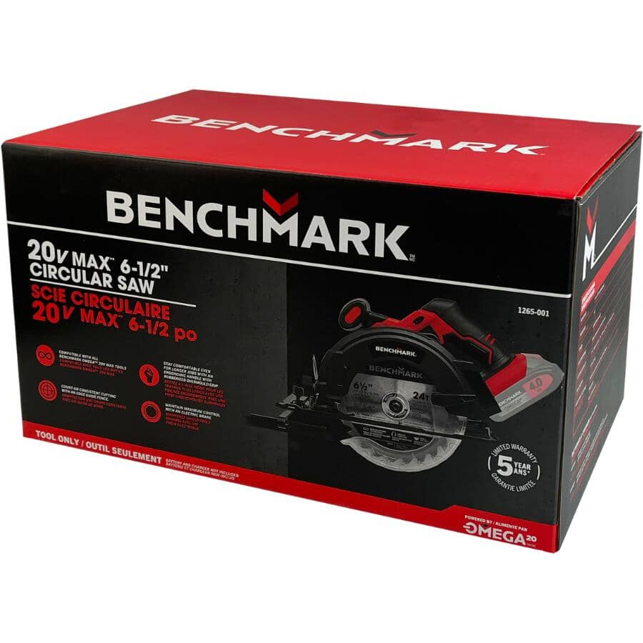 20V Max 6-1/2" Cordless Circular Saw - Tool Only