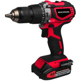 20V Max Lithium-ion Cordless Combo Kit - Hammer Drill, Impact Driver, Reciprocating Saw & Work Light