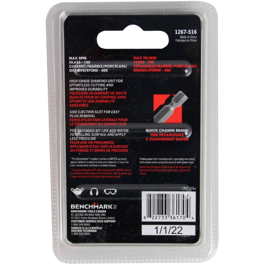 5/16" Quick Connect Diamond Hole Saw