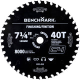 7-1/4" 40 Tooth Premium Carbide Circular Saw Blade