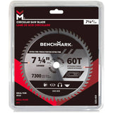 7-1/4" 60 Tooth Finishing Carbide Circular Saw Blade