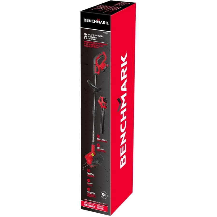Cordless Lawn Blower & Trimmer Kit - 20 Volt