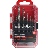Spiral Screw Extractor & Drill Bit Set - 5 Piece