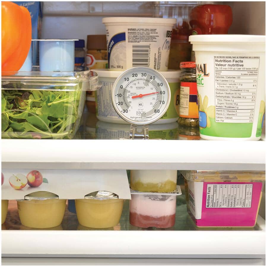 Dial Fridge & Freezer Thermometer - 3"