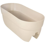 24" Deck Railing Planter - White