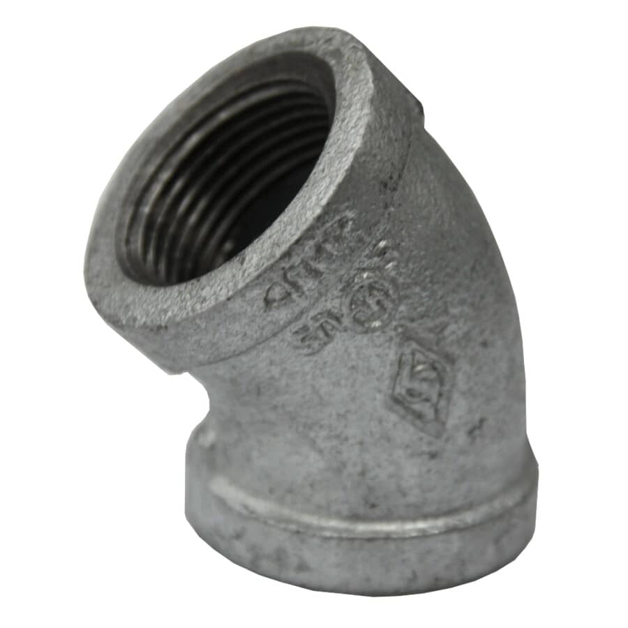 2" Galvanized 45 Degree Elbow
