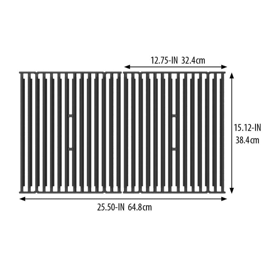 Cast Iron BBQ Grills - 2 Pack