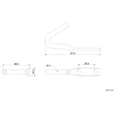 3-3/4" Zinc Rope/Tarp Hook