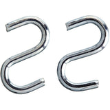 8 Pack 3/4" Zinc Open S Hooks