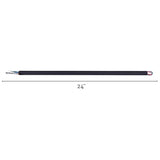 24" Downrod for Ceiling Fan - with Wire, Matte Black