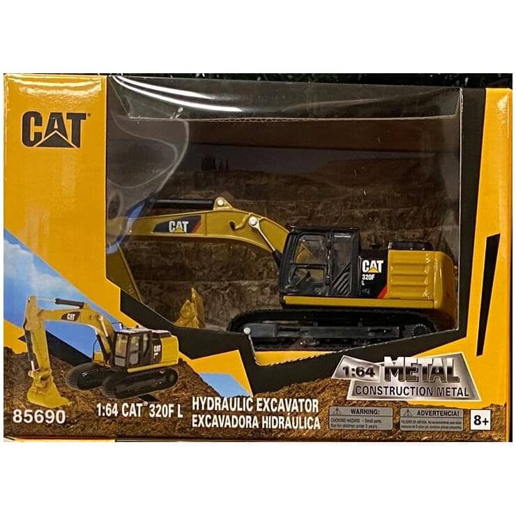 CAT Metal Contruction Vehicle - 1:64 Scale, Assorted Vehicles