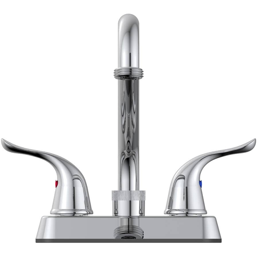 2 Handle Laundry Faucet - with 12" Spout, Chrome
