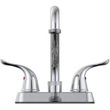 2 Handle Laundry Faucet - with 12" Spout, Chrome