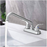 2 Handle Laundry Faucet - with 12" Spout, Chrome