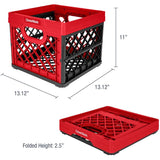 Red Collapsible Storage Crate - 25L
