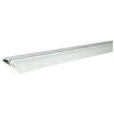 White Polymer/Aluminum Door Sweep