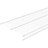 12" x 12' White Wire Close Mesh Shelf
