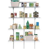 12" x 12' White Wire Close Mesh Shelf